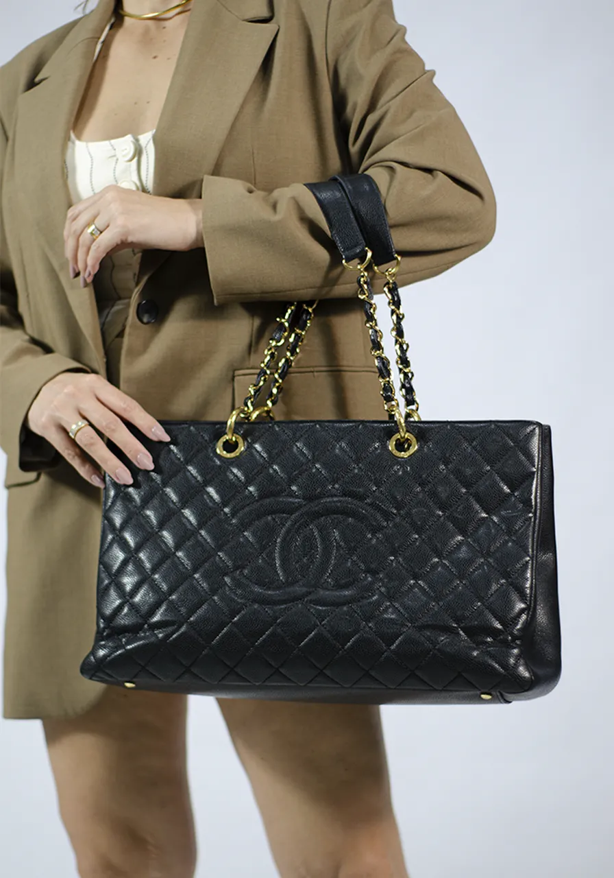 Chanel XL Grand Shopping Tote Caviar 