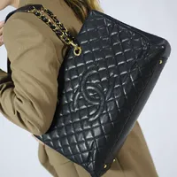 Chanel XL Grand Shopping Tote Caviar  - imagem 4
