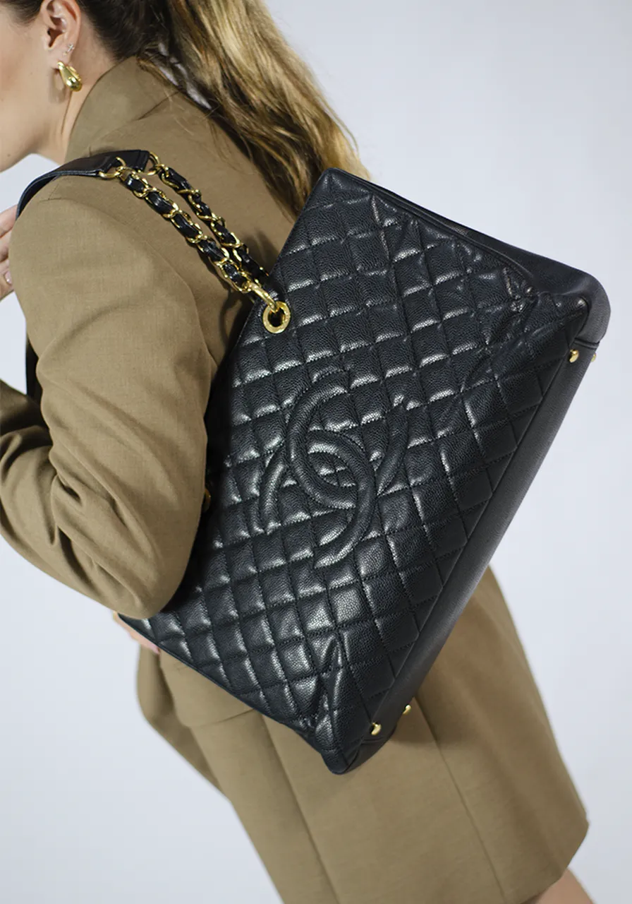 Chanel XL Grand Shopping Tote Caviar 