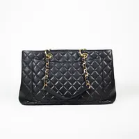 Chanel XL Grand Shopping Tote Caviar  - imagem 6