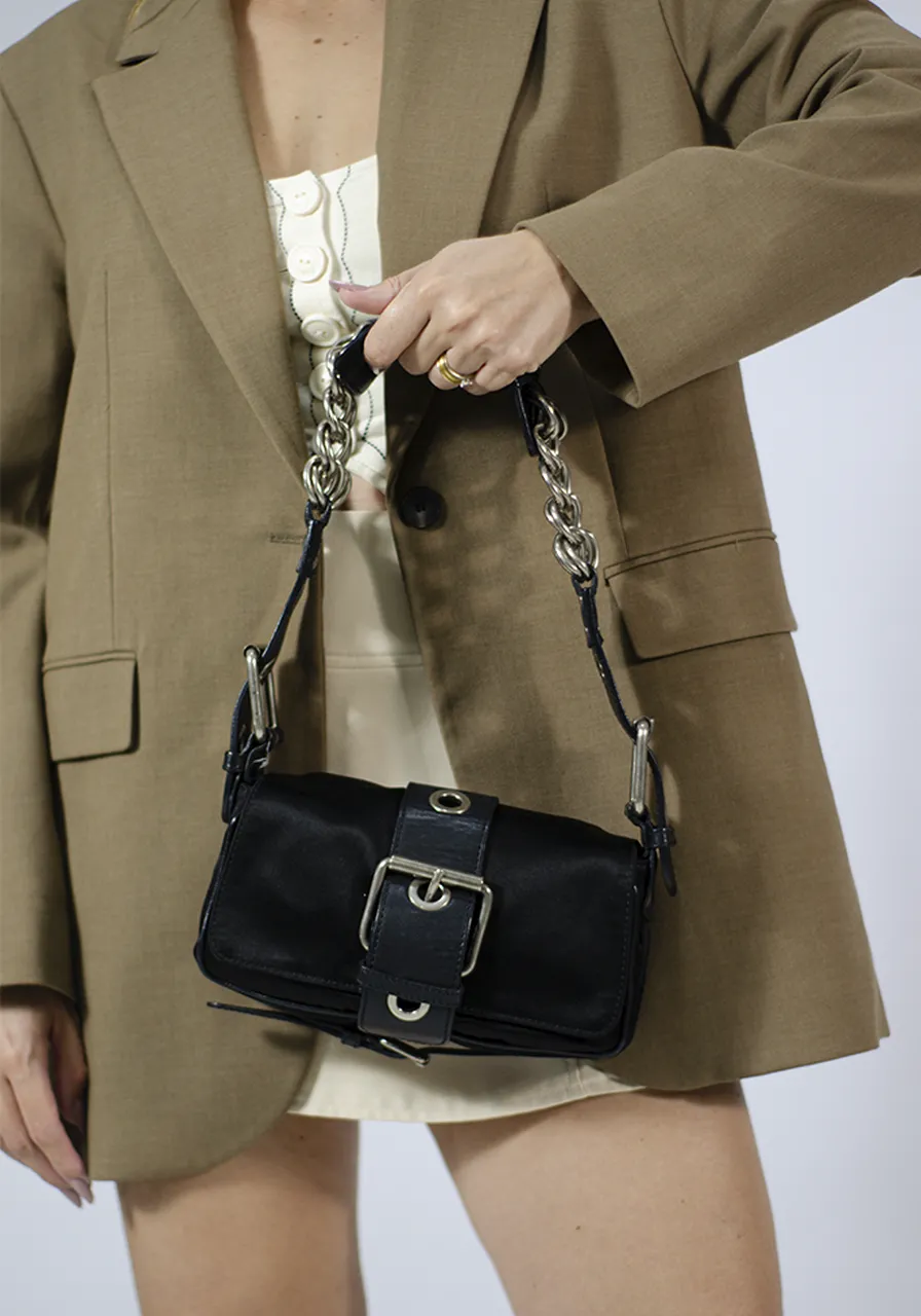 Chloé Black Leather 