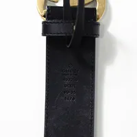 Cinto Gucci Leather Double G Pearl Belt  - imagem 5