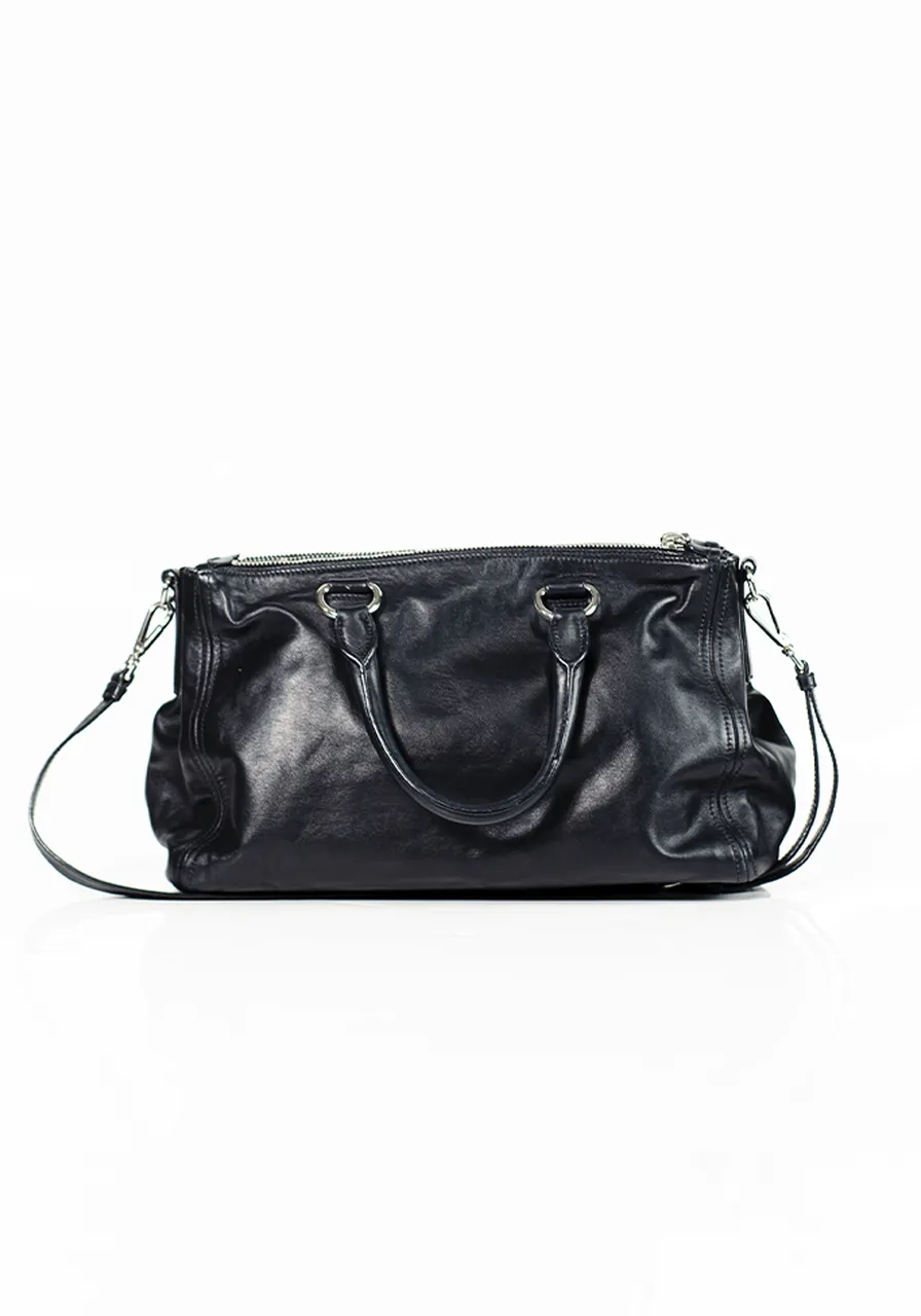 Prada Double Zip Calf Bag 