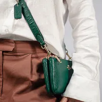 Coach Double Ziper Green Metallic - imagem 6
