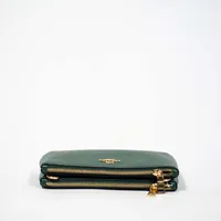 Coach Double Ziper Green Metallic - imagem 3