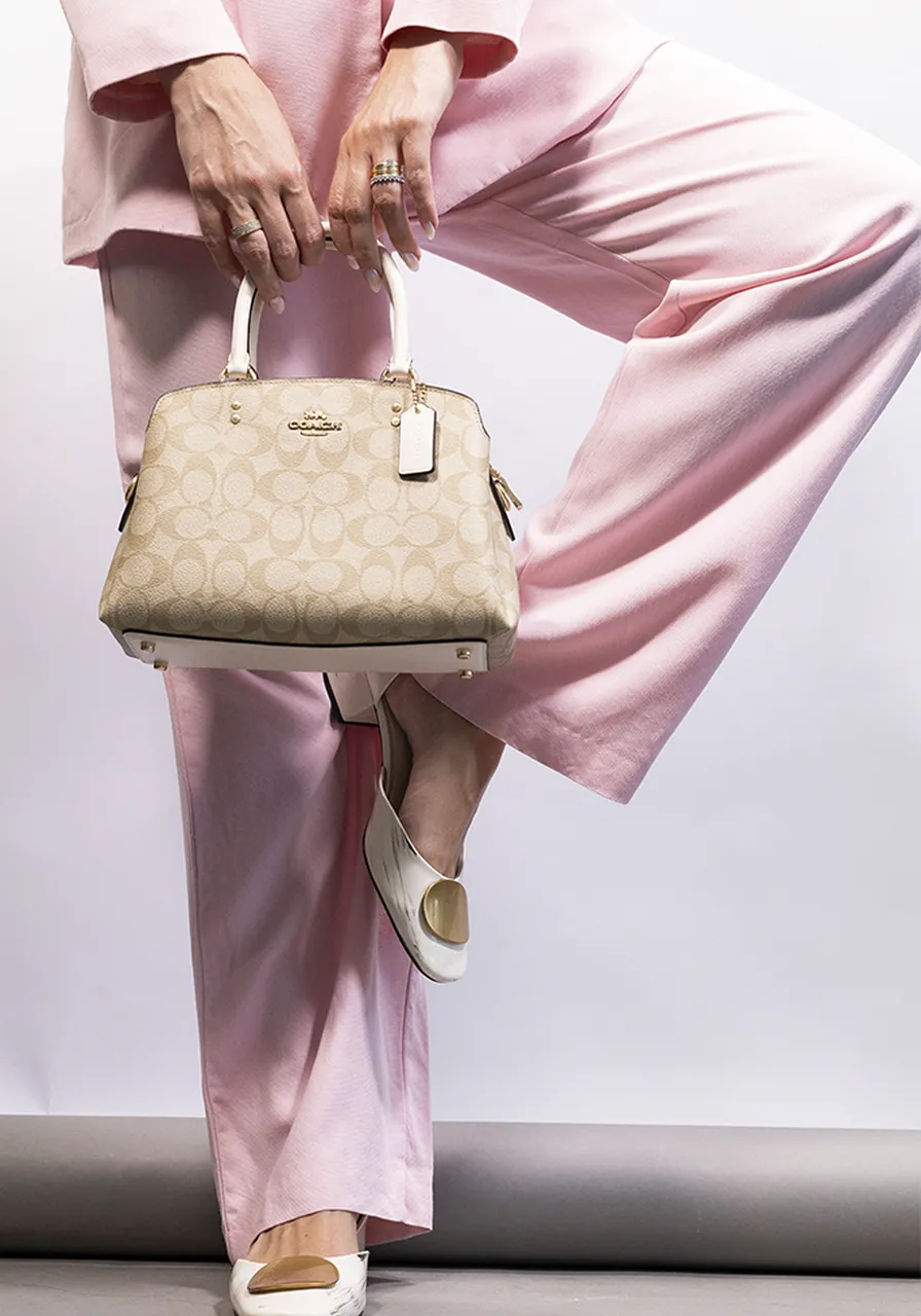 Coach Mini Lillie Carryal Monogram