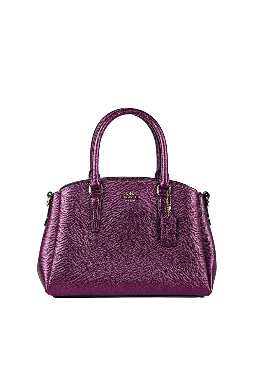 Coach Mini Sage Carryal Metalizada