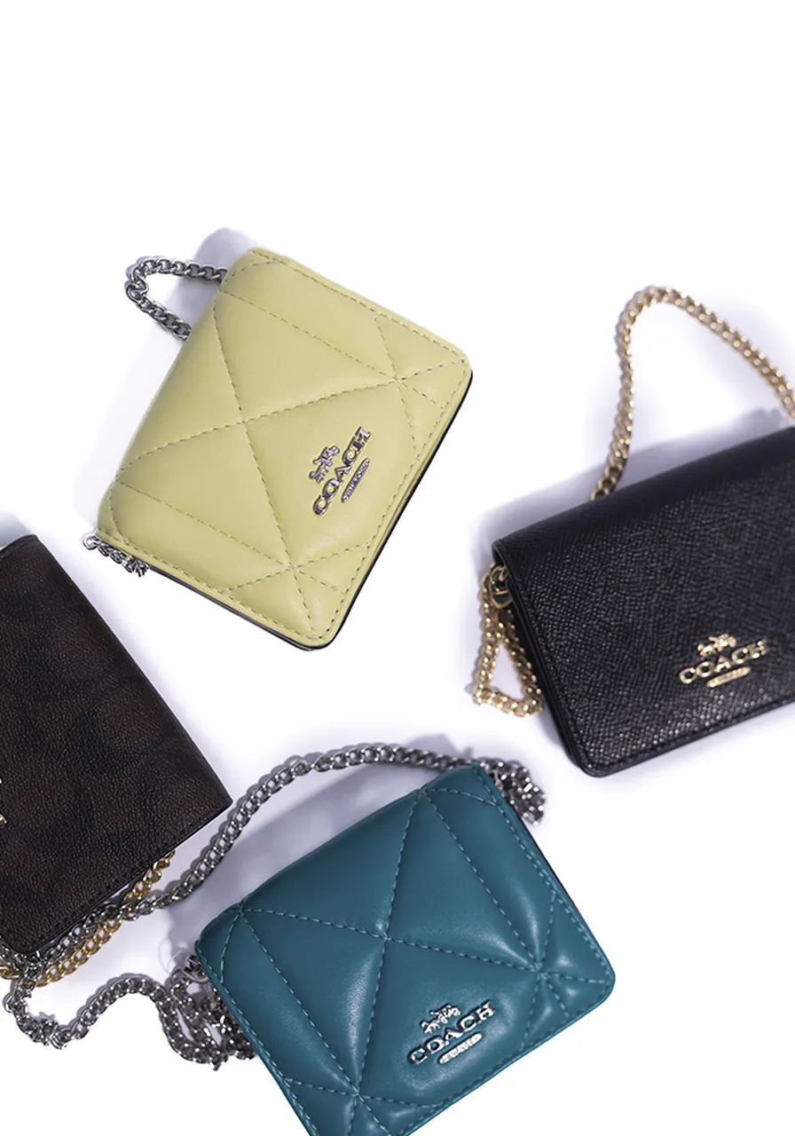 Coach Mini Wallet Puffy Diamond