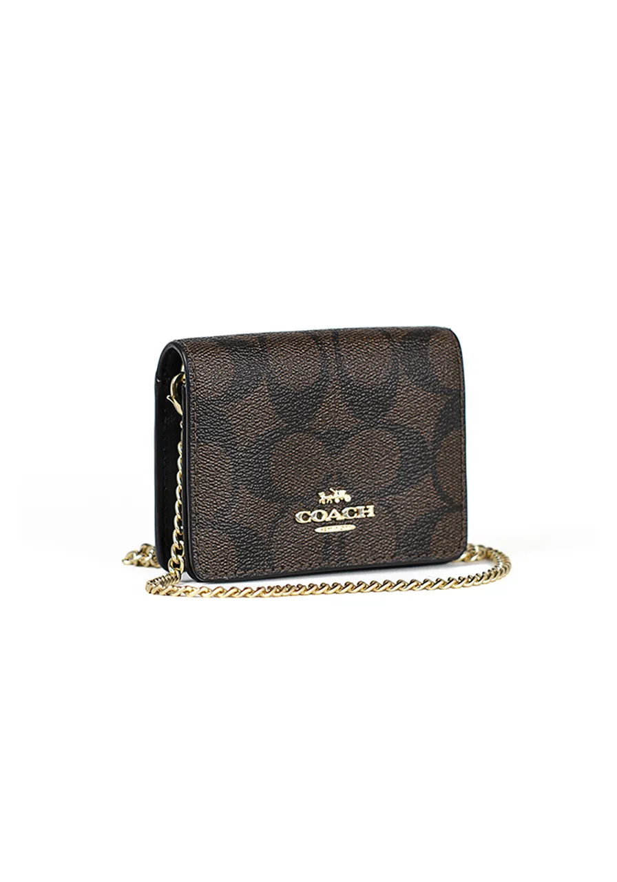 Coach Mini Wallet Signature