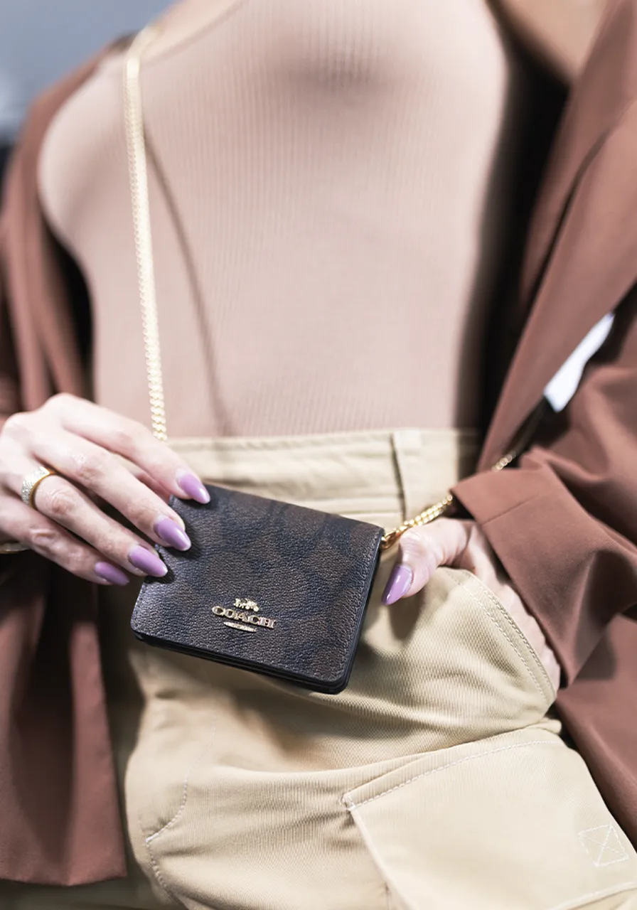 Coach Mini Wallet Signature