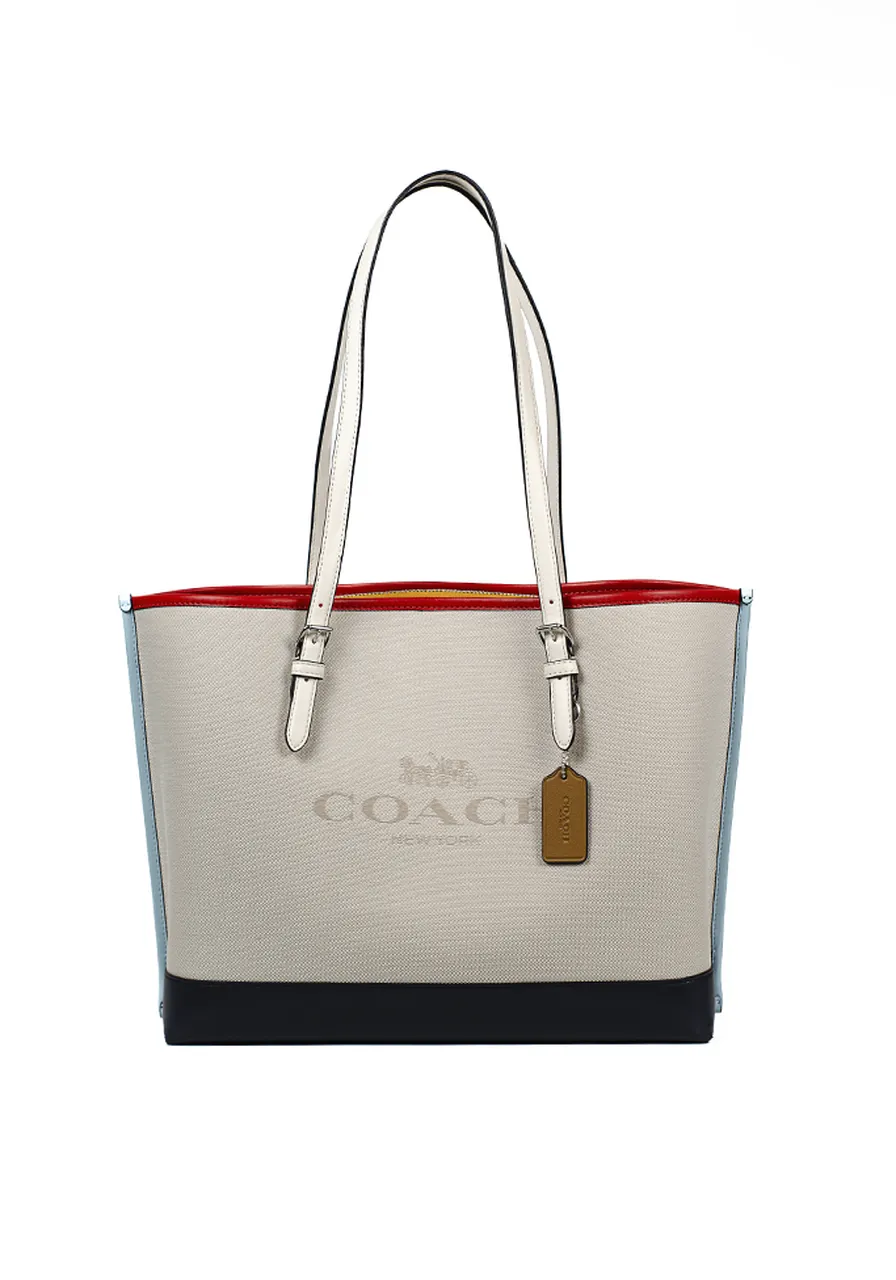 Coach Mollie Tote In Colorblock