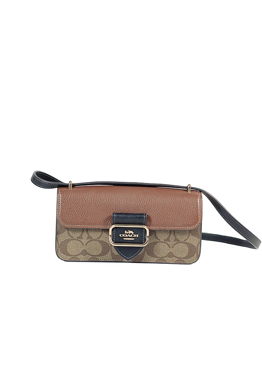 Coach Morgan Shoulder Bag Canvas 