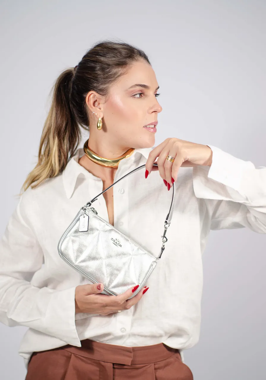Coach Nolita 19 Silver