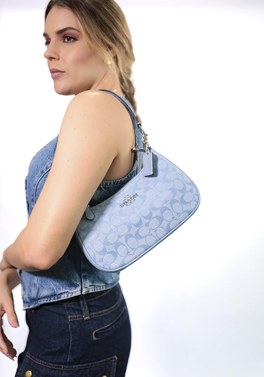 Coach Teri Monogram Blue 