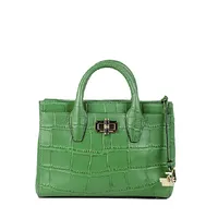 Diane Von Furstenberg Mini Viviana Emerald Croco - imagem 1