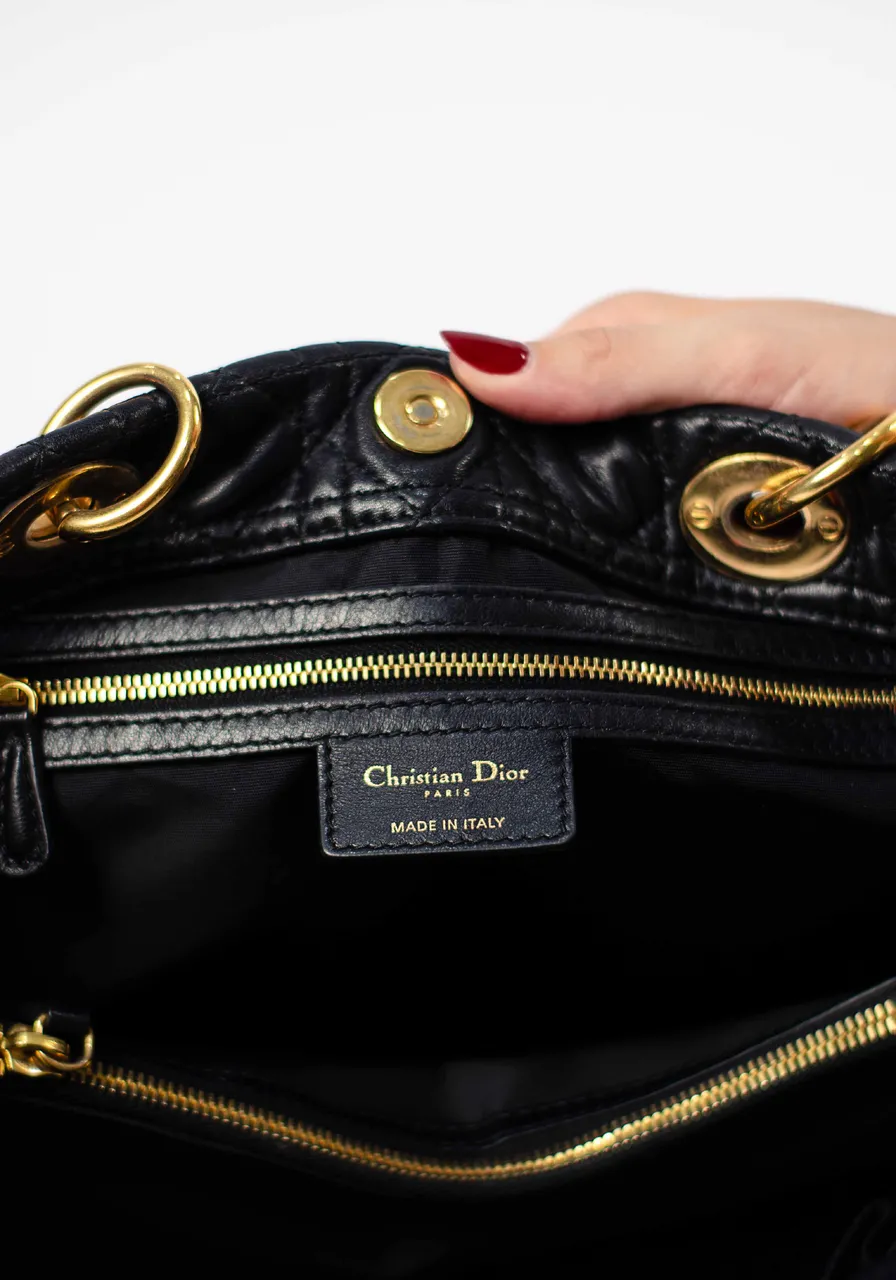 Dior Cannage Shopper Tote
