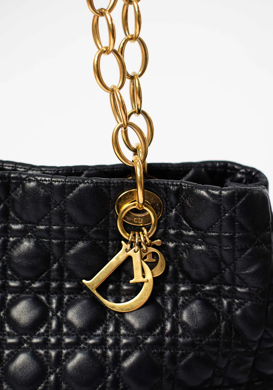Dior Cannage Shopper Tote