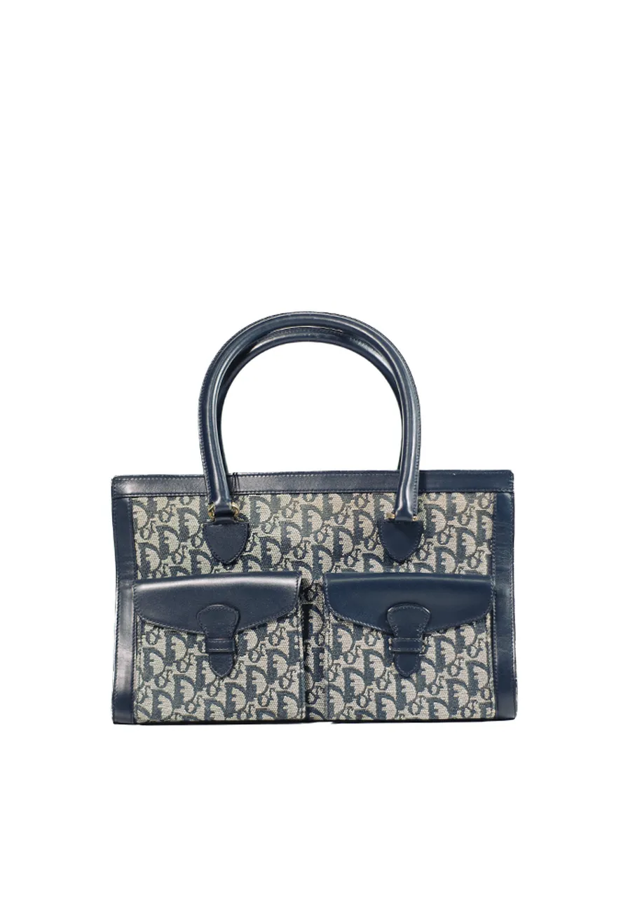 Dior Oblique Trotter Souble Pocket Tote 