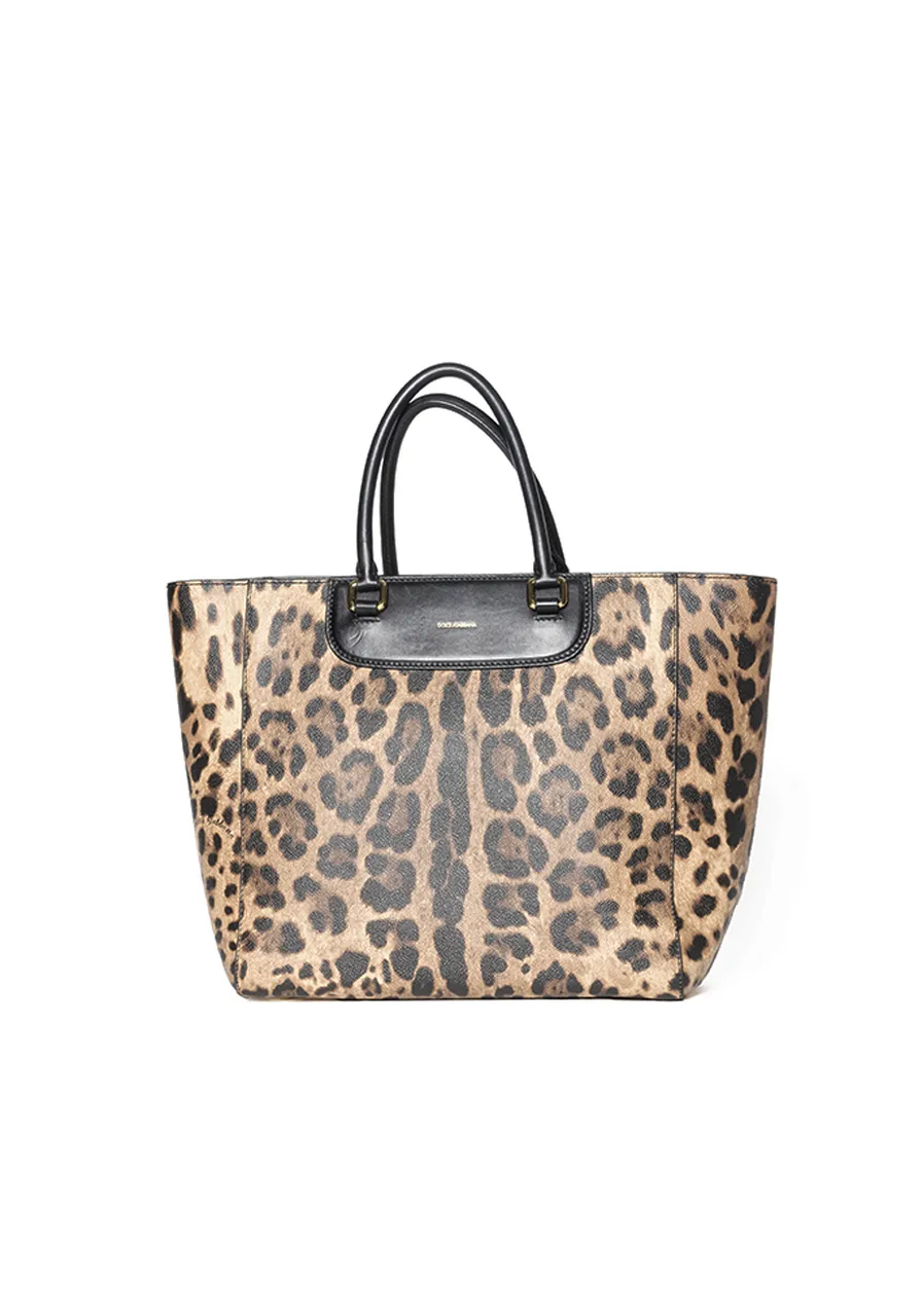 Dolce & Gabbana Leopardo Tote 