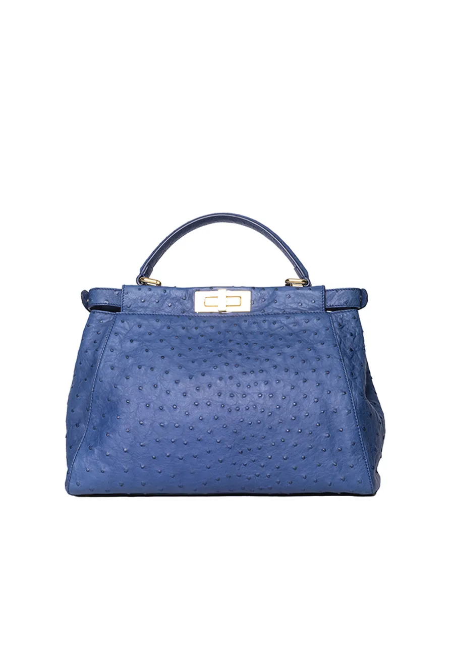 Fendi Peekaboo Avestruz 