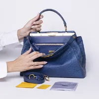 Fendi Peekaboo Avestruz  - imagem 10