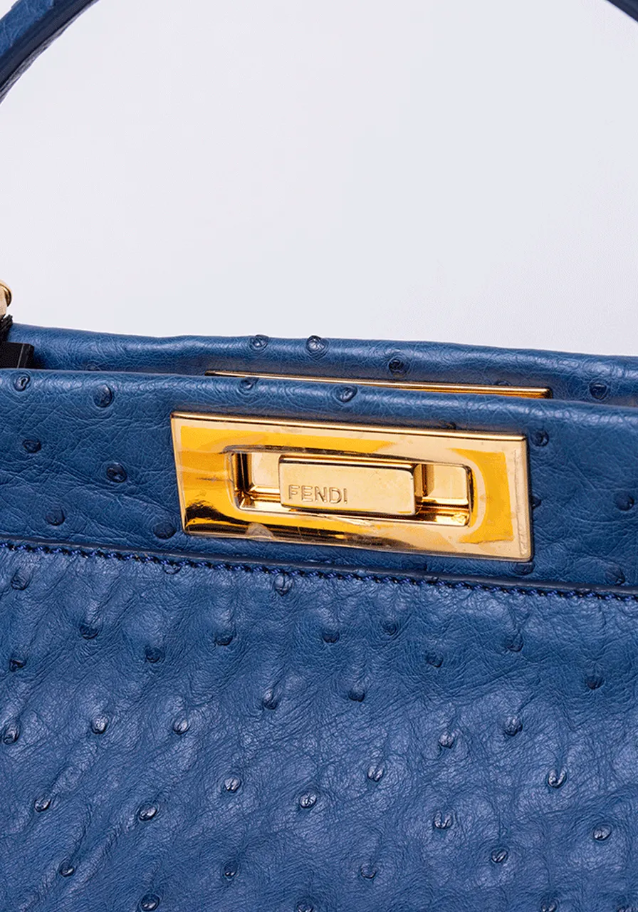 Fendi Peekaboo Avestruz 