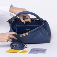 Fendi Peekaboo Avestruz  - imagem 6