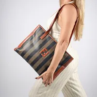 Fendi Pequin Equin Roll Tote  - imagem 2