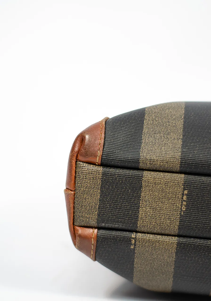 Fendi Pequin Equin Roll Tote 