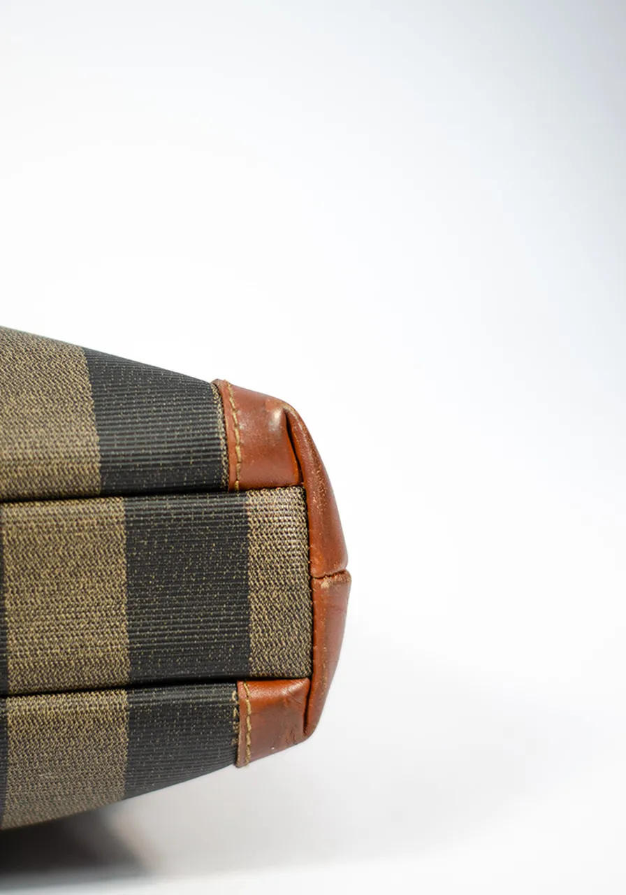 Fendi Pequin Equin Roll Tote 