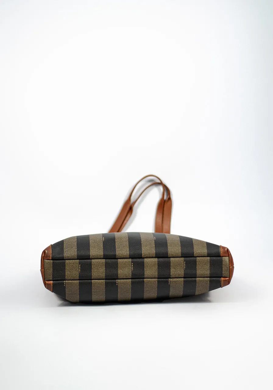 Fendi Pequin Equin Roll Tote 
