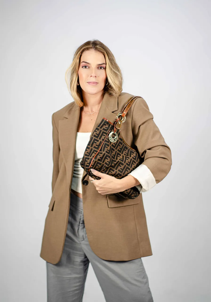 Fendi Zucca Shoulder Bag