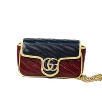 Gucci GG Marmont Super Mini Bicolor - imagem 1