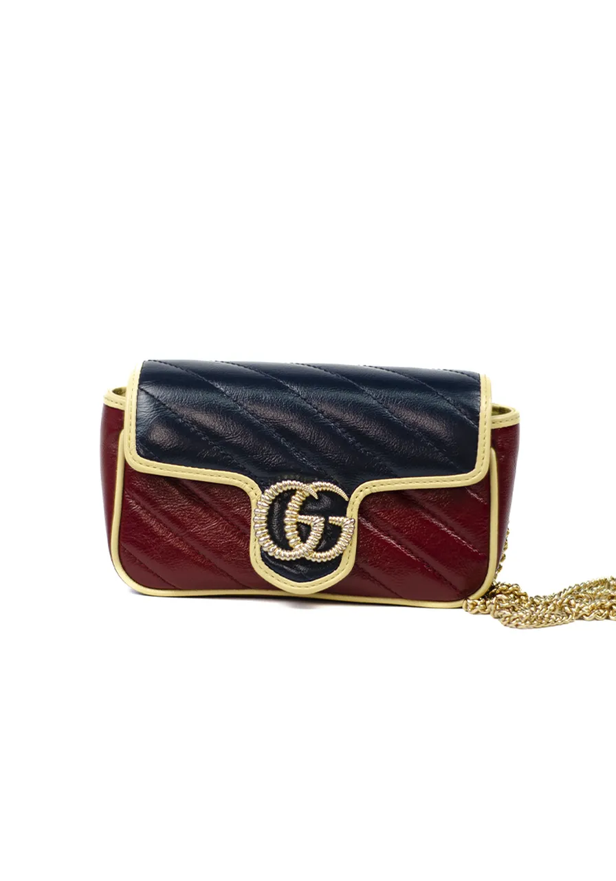Gucci GG Marmont Super Mini Bicolor