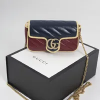 Gucci GG Marmont Super Mini Bicolor - imagem 4