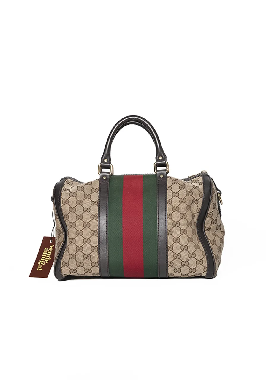 Gucci Vintage Web Boston