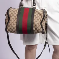 Gucci Vintage Web Boston - imagem 4