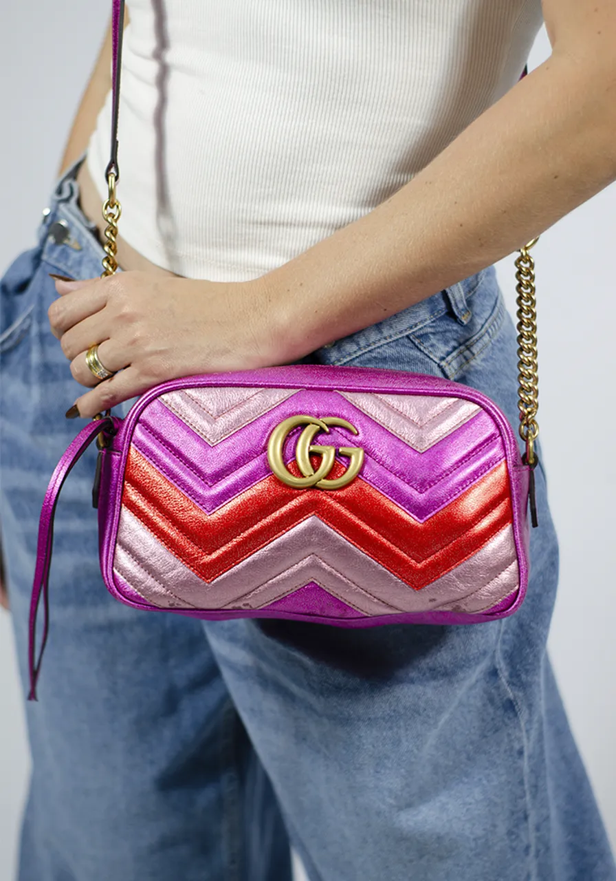 Gucci Marmont Metalessê Small GG 