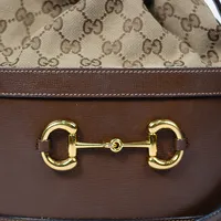 Gucci Canvas Horsebit 1995 Bucket  - imagem 4