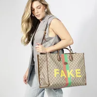 Gucci Fake/Not Shopping Bag Man Size Uni  - imagem 2
