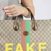 Gucci Fake/Not Shopping Bag Man Size Uni  - imagem 3