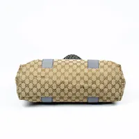 Gucci GG Canvas Bamboo Libeccio Tote Bag  - imagem 5