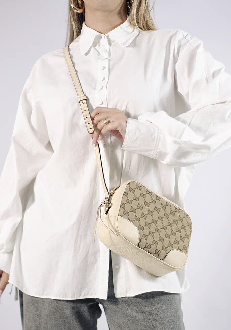 Gucci GG Canvas Bree Camera Bag 