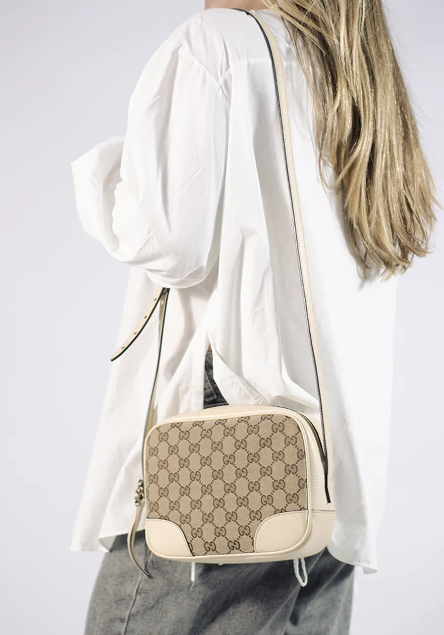 Gucci GG Canvas Bree Camera Bag 
