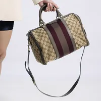 Gucci GG Canvas Web Satchel  - imagem 2