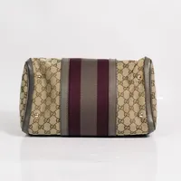 Gucci GG Canvas Web Satchel  - imagem 5