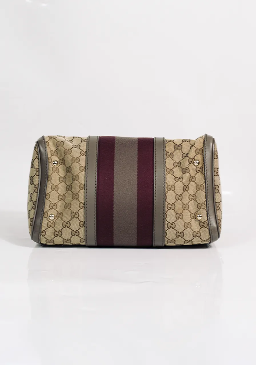 Gucci GG Canvas Web Satchel 