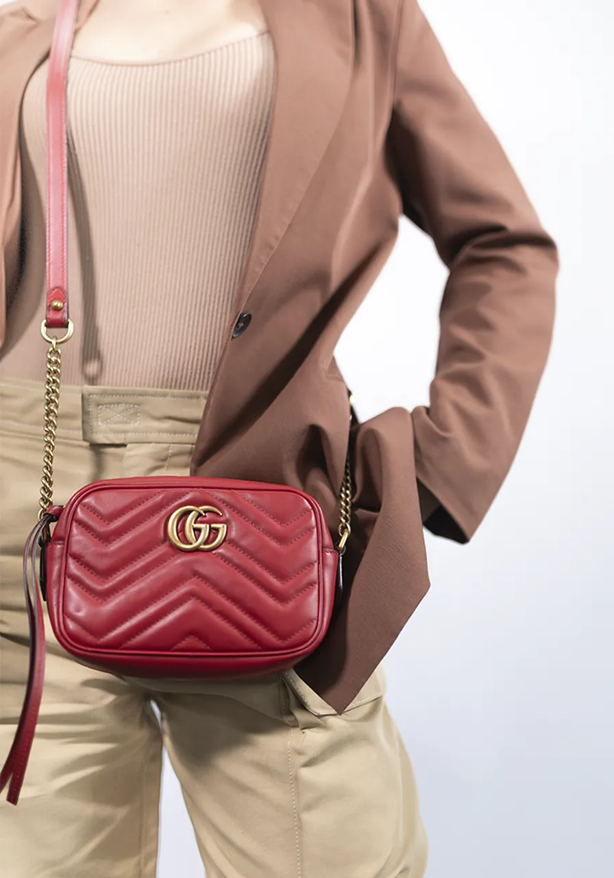 Gucci GG Marmont Câmera Bag Mini