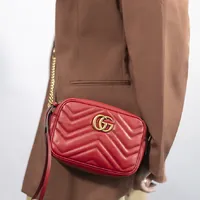 Gucci GG Marmont Câmera Bag Mini - imagem 6