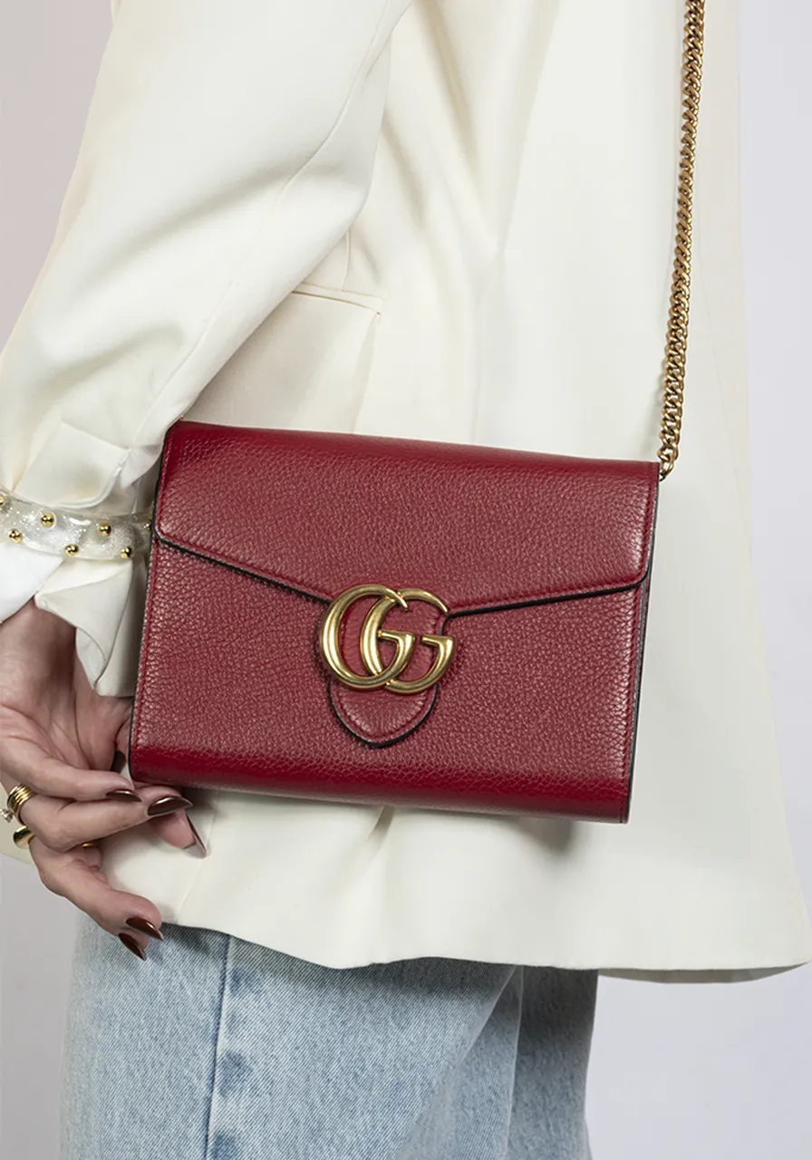 Gucci GG Marmont Wallet On Chain 